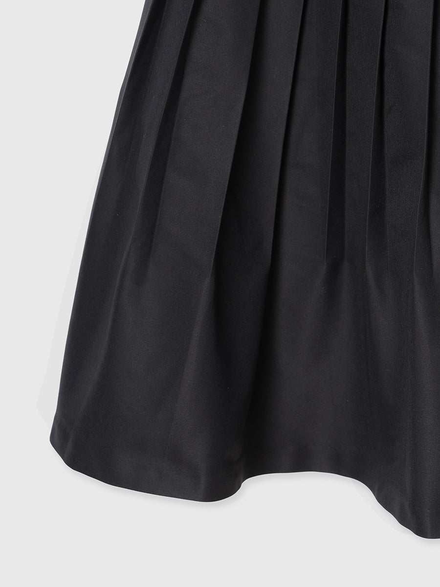 プリーツミディスカート