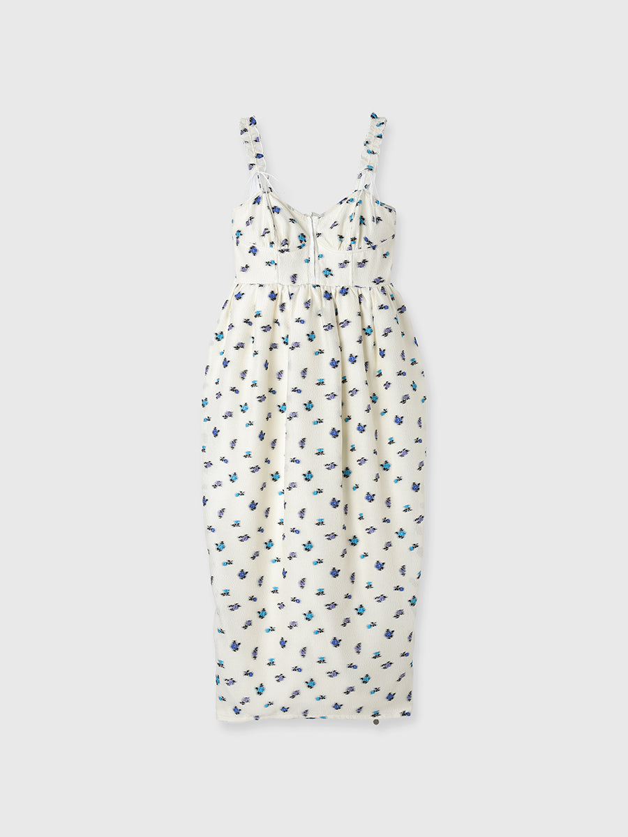 フラワージャガードワンピース