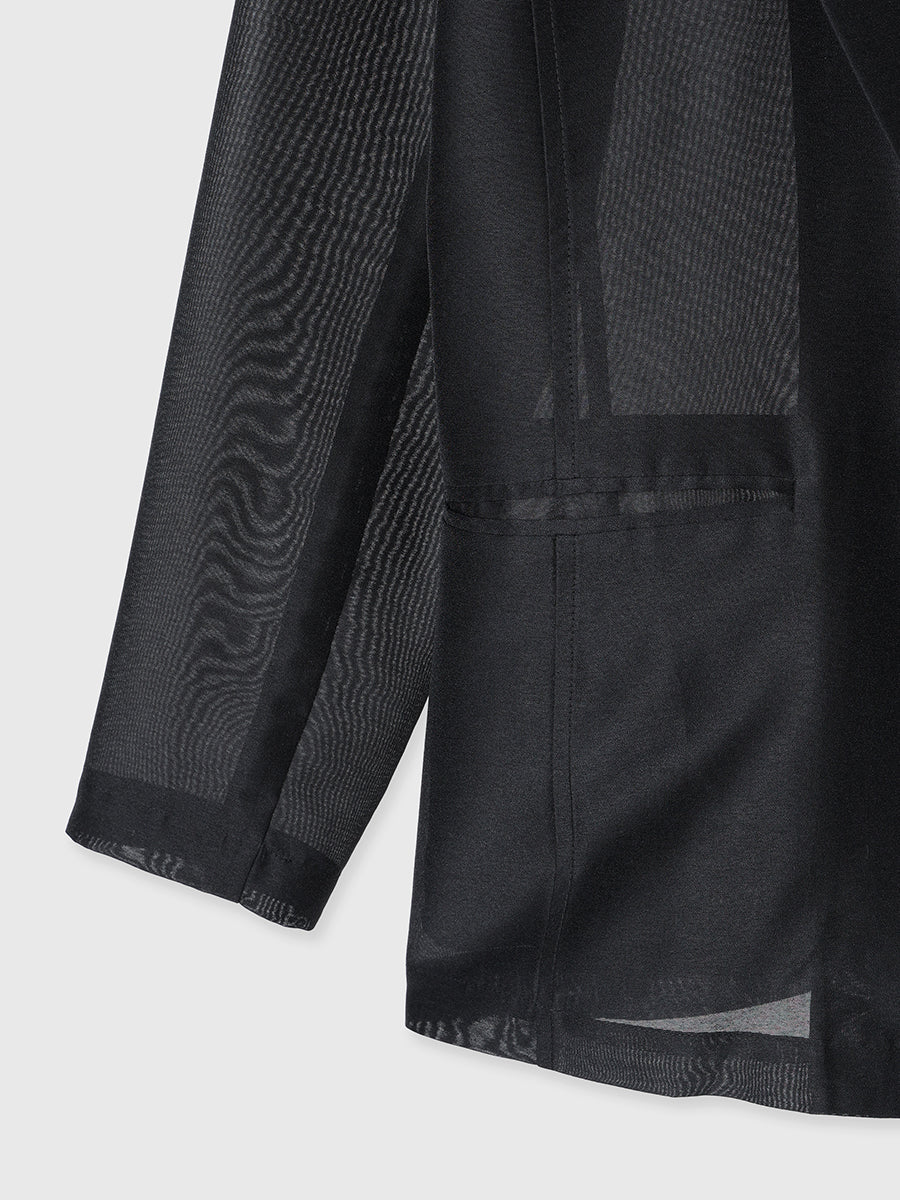 シアーテーラードジャケット