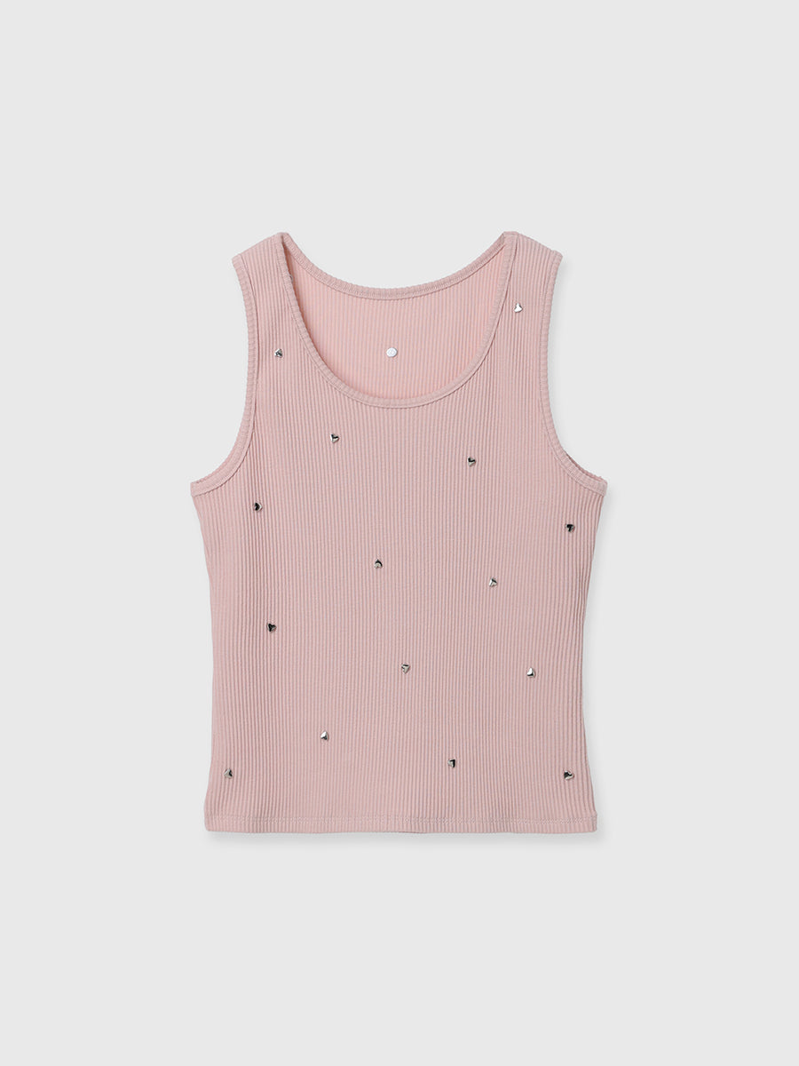 ハートスタッズタンクトップ