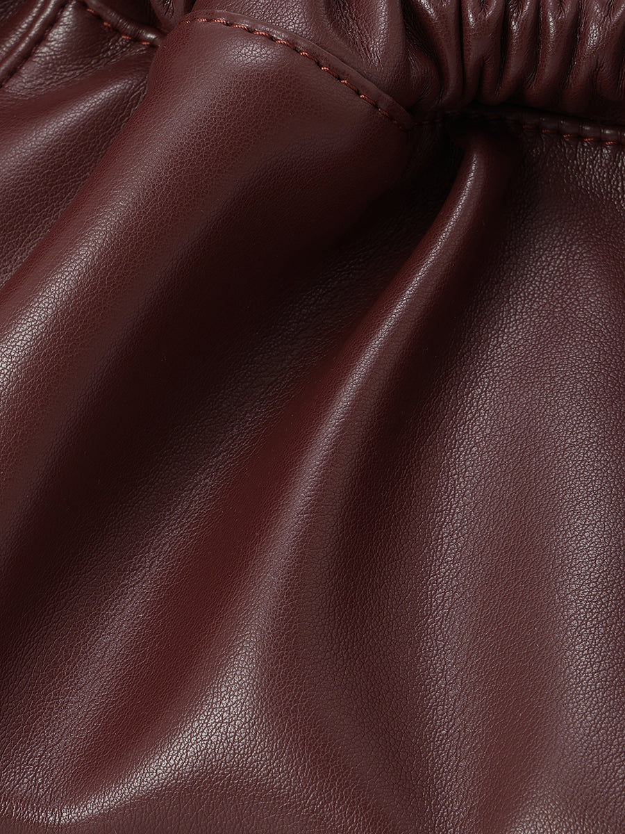 ソフトギャザードローストリングバッグ