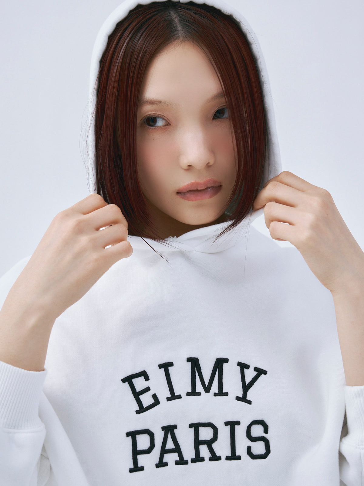 EIMY PARISロゴフーディー