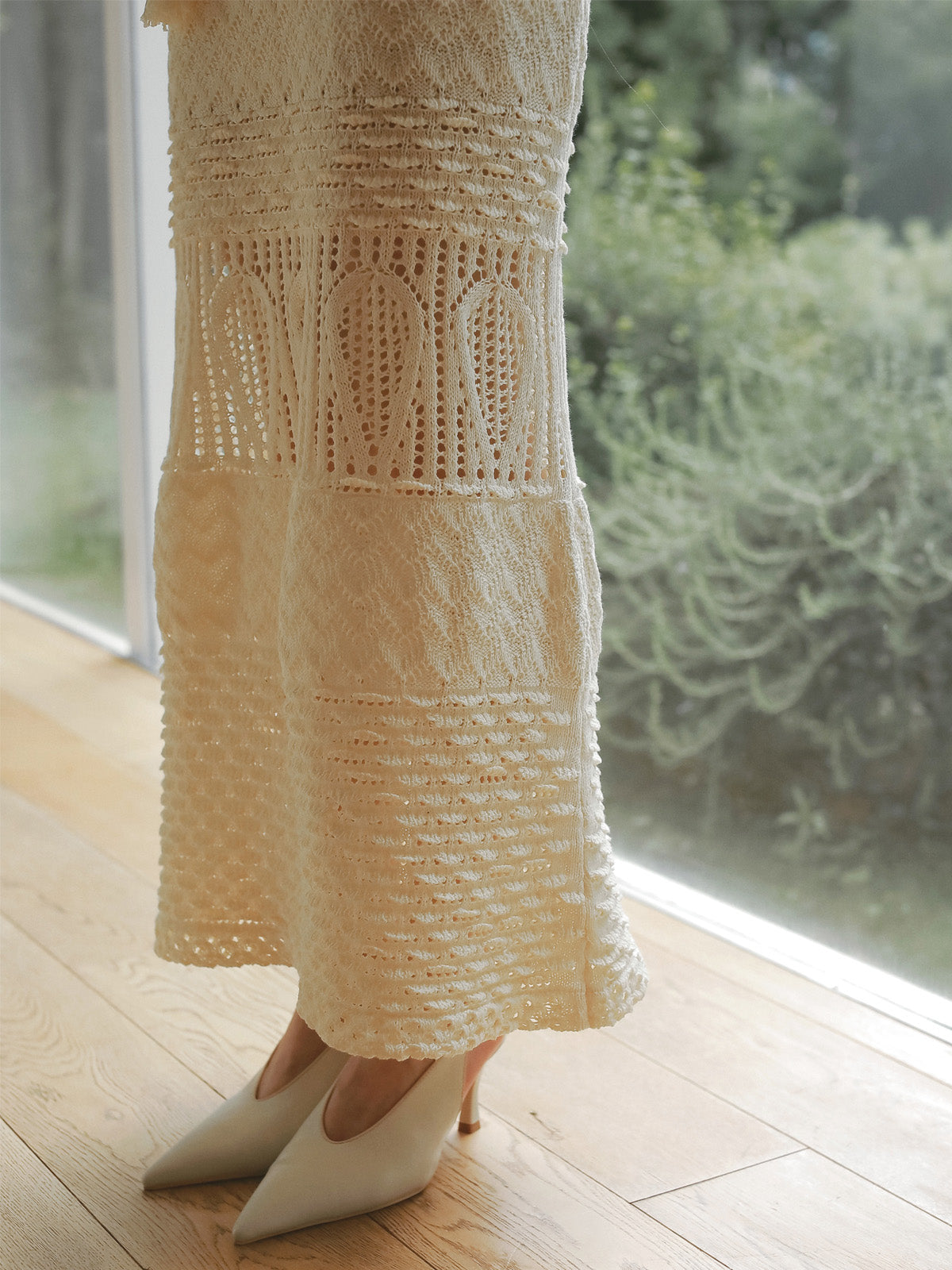 クロシェマキシワンピ クロシェマキシワンピ