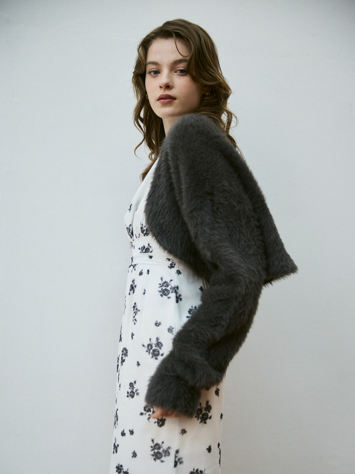 eimy istoire フェザーペプラムニットカーディガンセット フェザーペプラムニットカーディガンセット