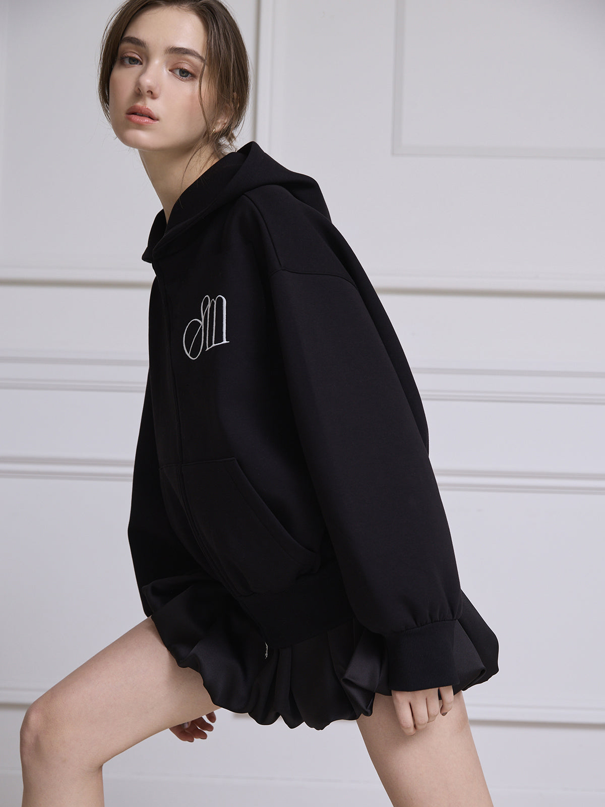 EIMYロゴダンボールパーカー