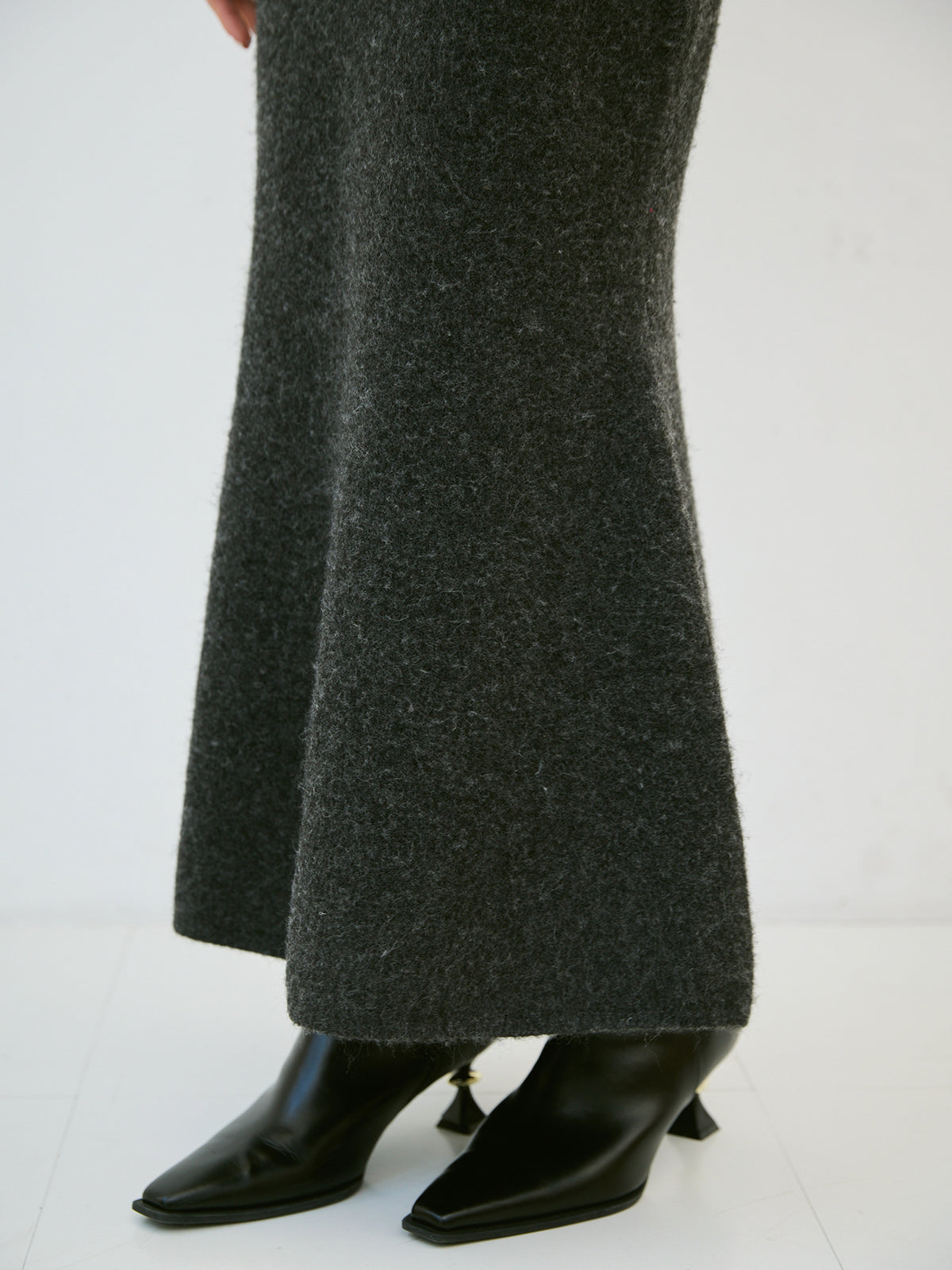 ワンショルトップスマーメイドスカートニットセット