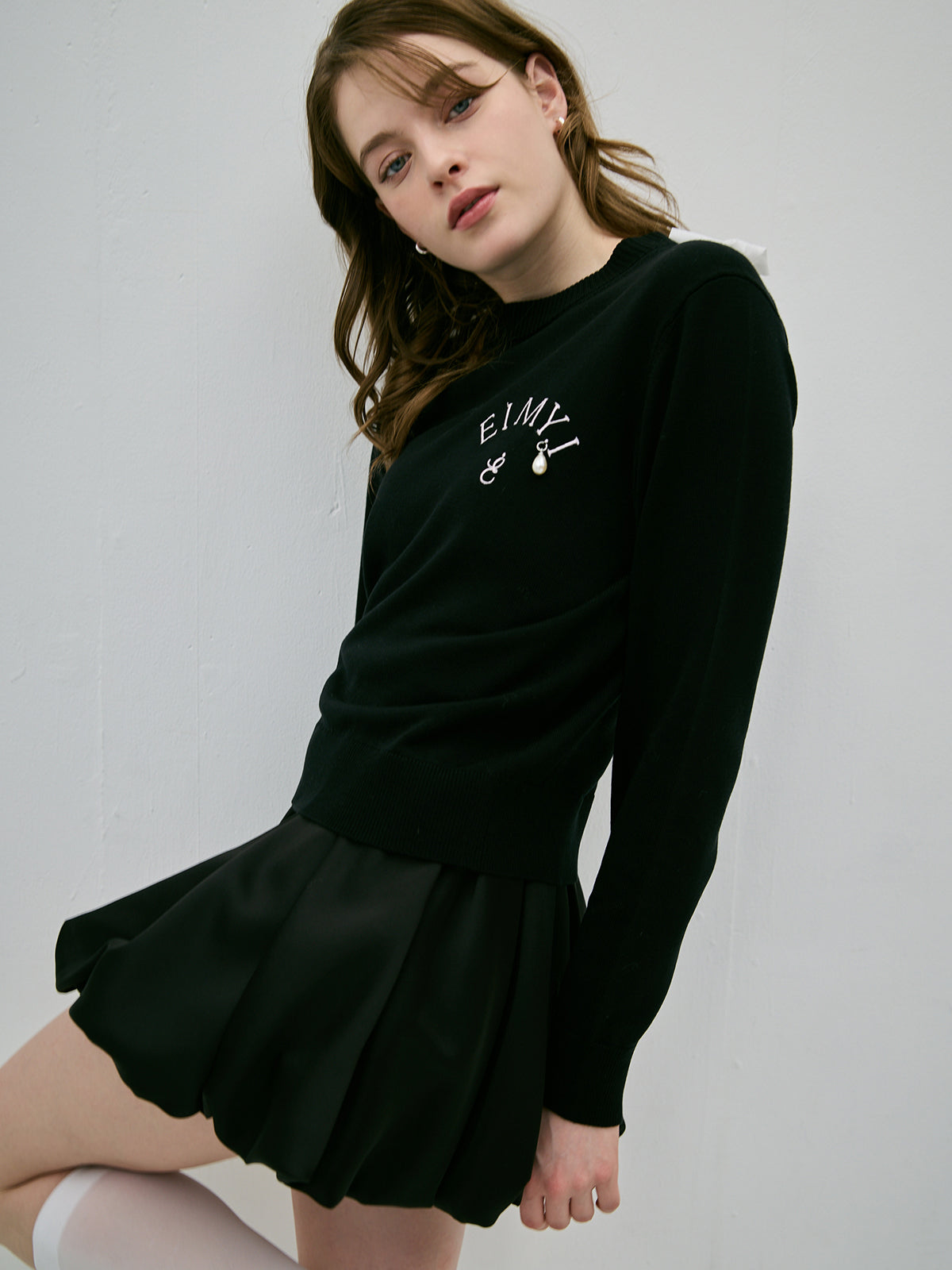 サテンバルーンスカート