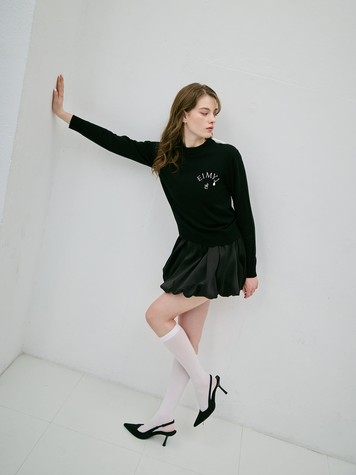 EIMYロゴニットトップス