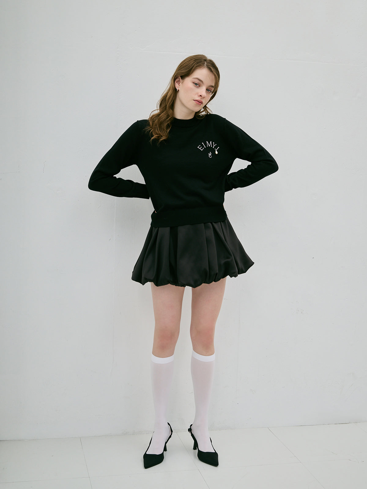 EIMYロゴニットトップス