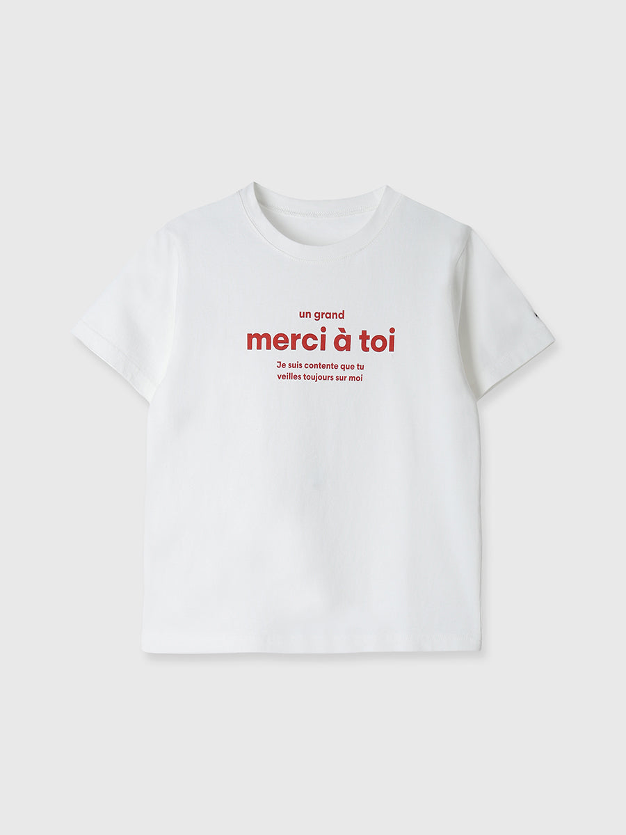 merci ロゴTシャツ