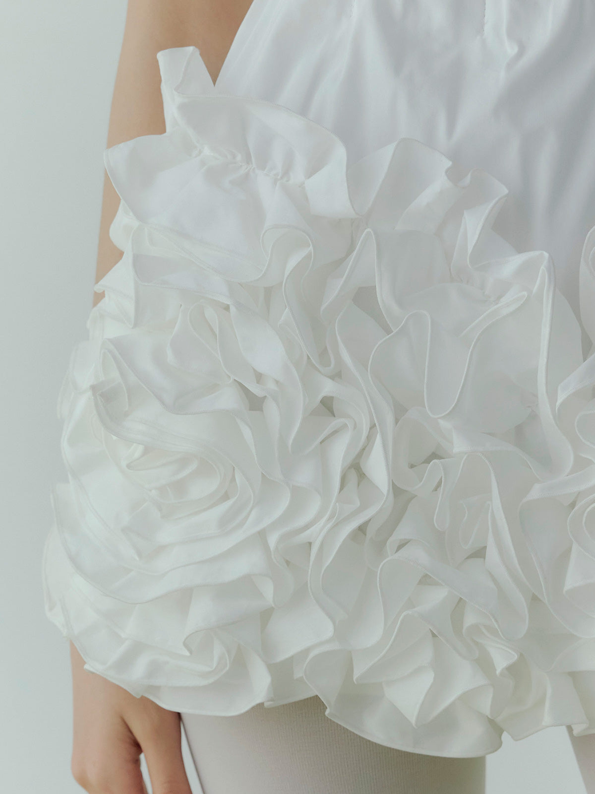 フラワーモチーフミニスカート