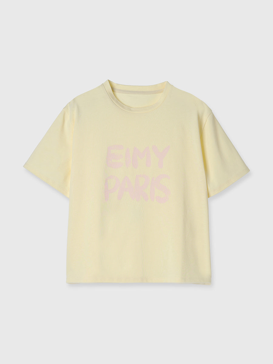ペンキ風ロゴEIMY PARIS Tシャツ