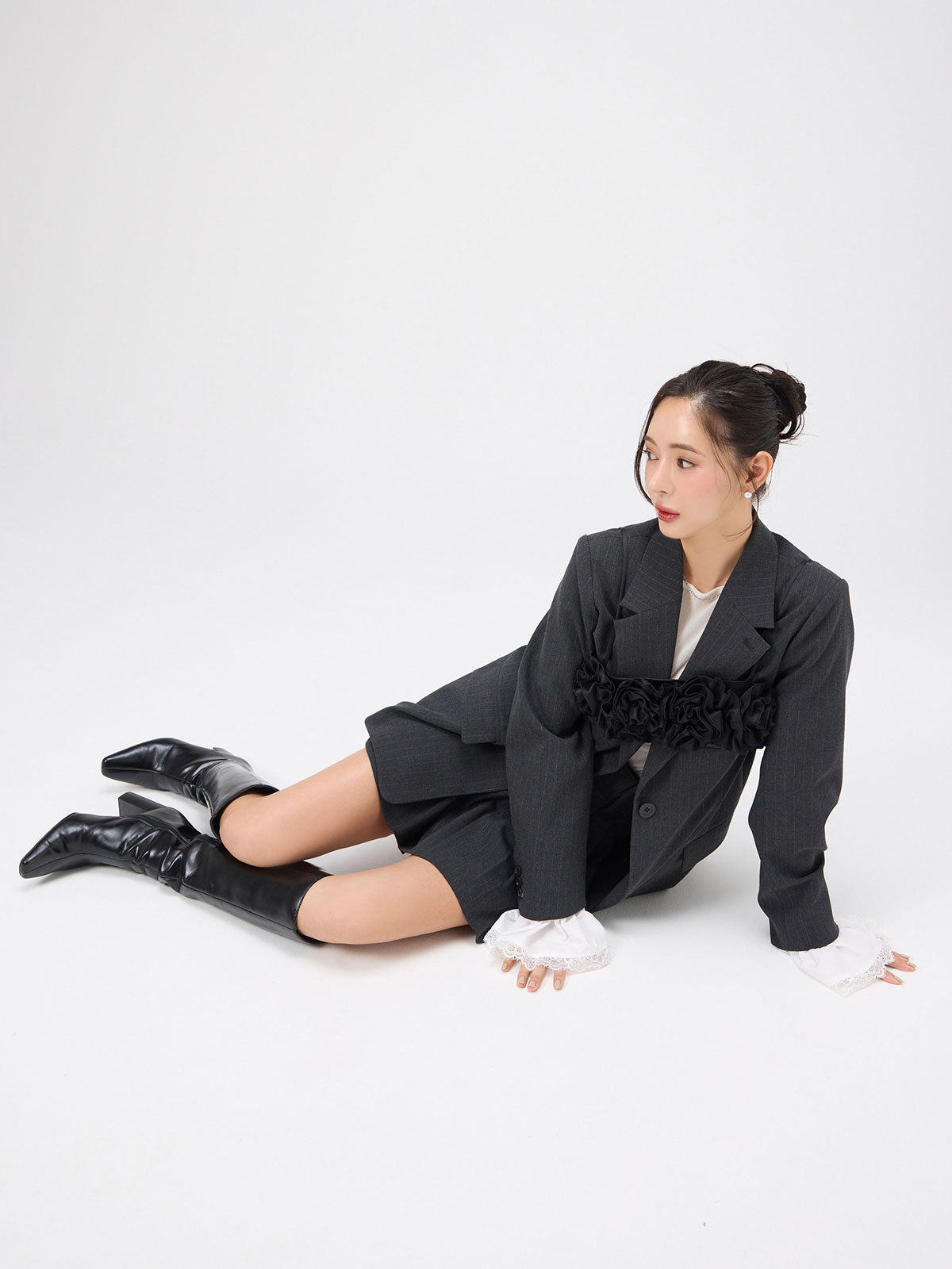 レーストリムカフステーラリングジャケット