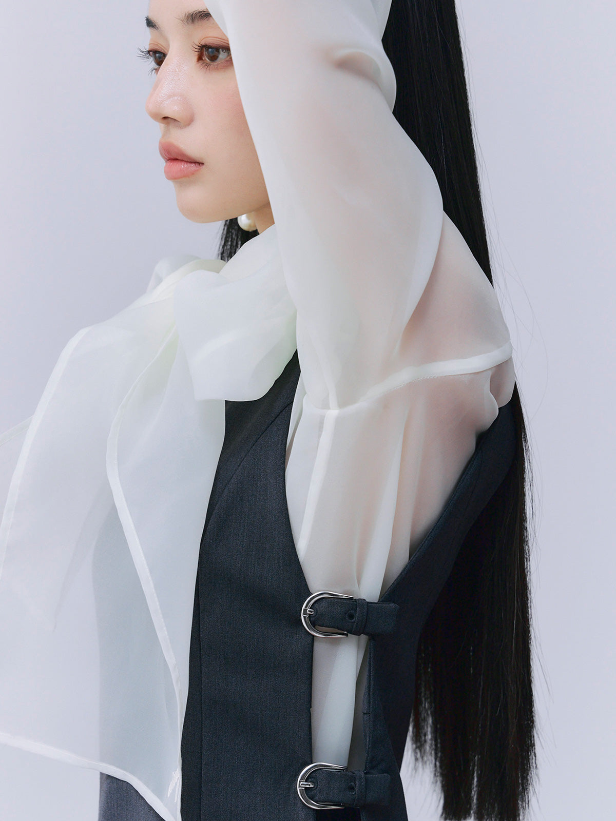 サイドベルトワンピース