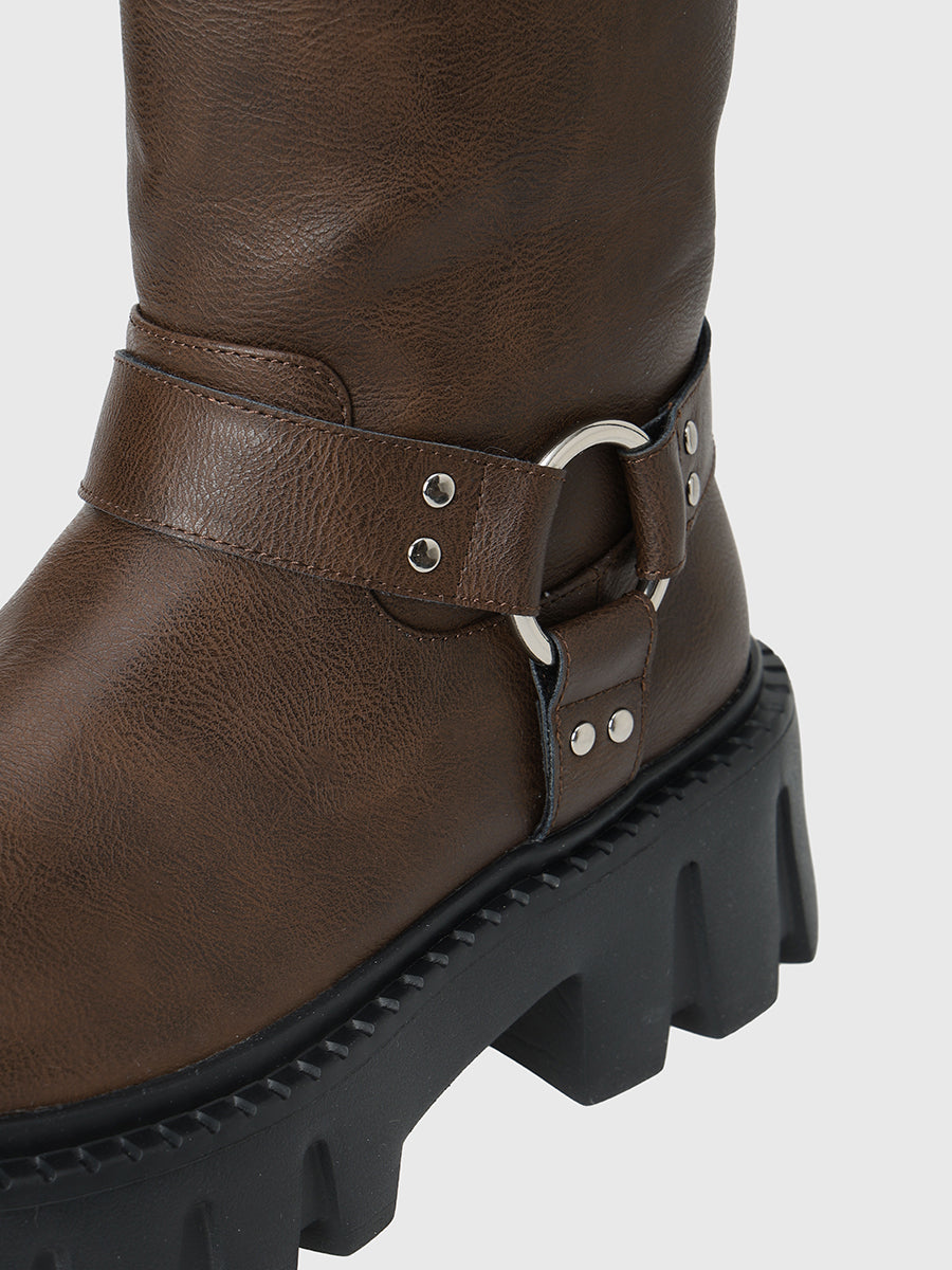 バイカーベルトブーツ