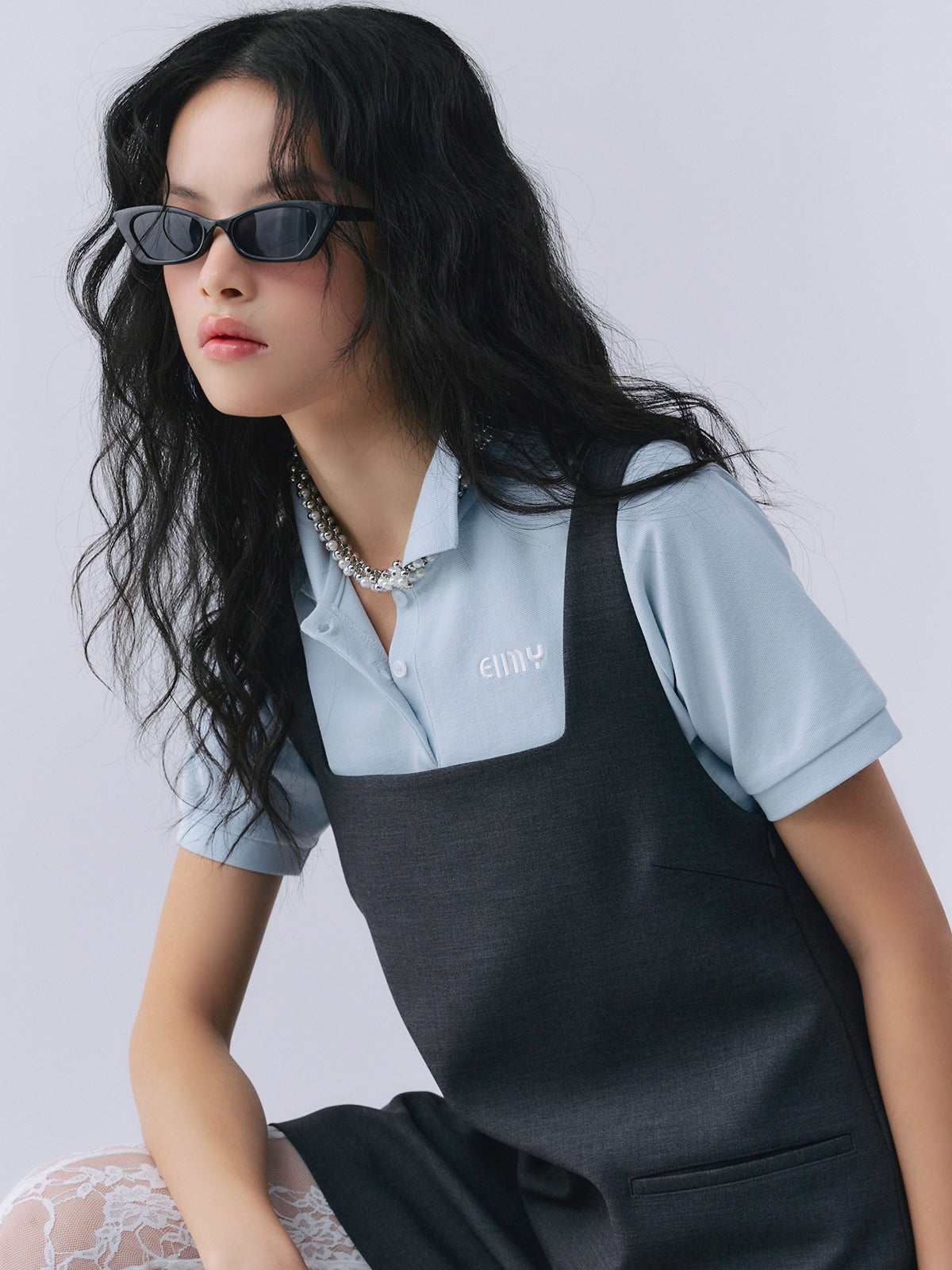 ロゴカットポロトップス