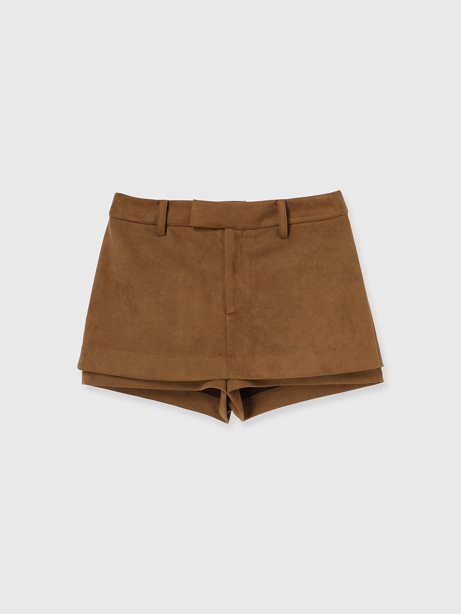 Synthetic Suedeスカショーパン