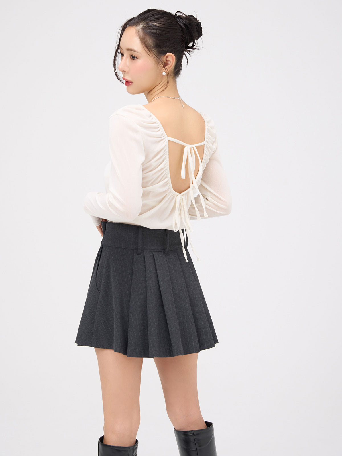 フロッキーチュールシアートップス