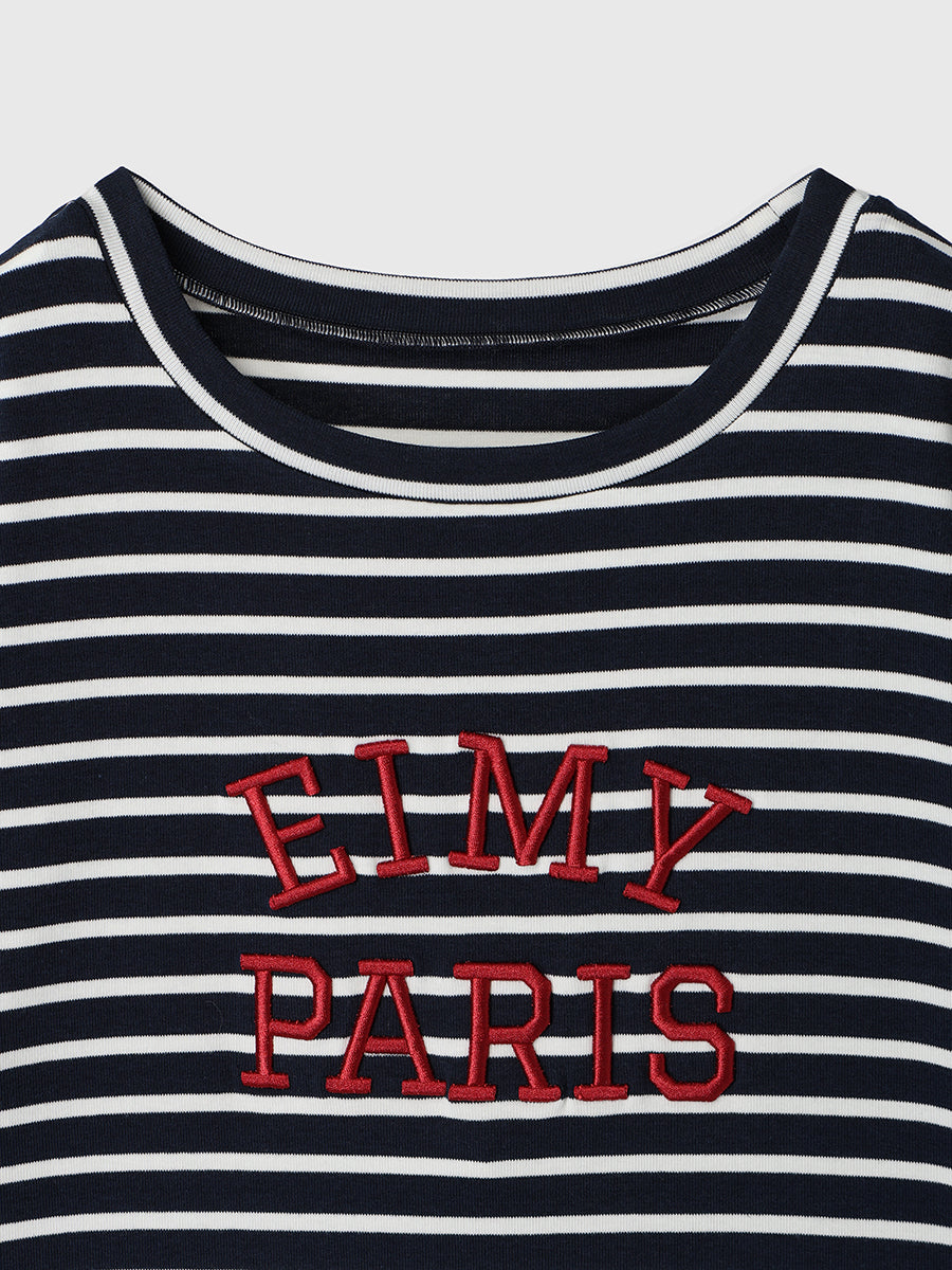 EIMY PARISボーダーTシャツ