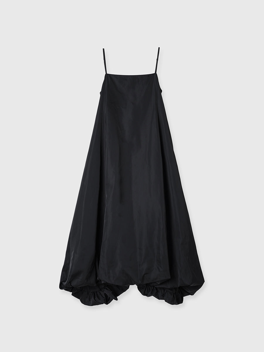バックベルトバルーンロングワンピース