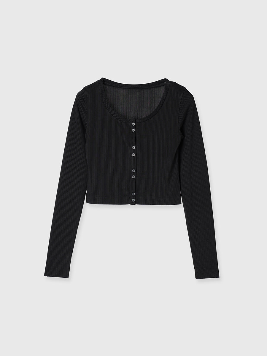 チョーカー付きカットトップス