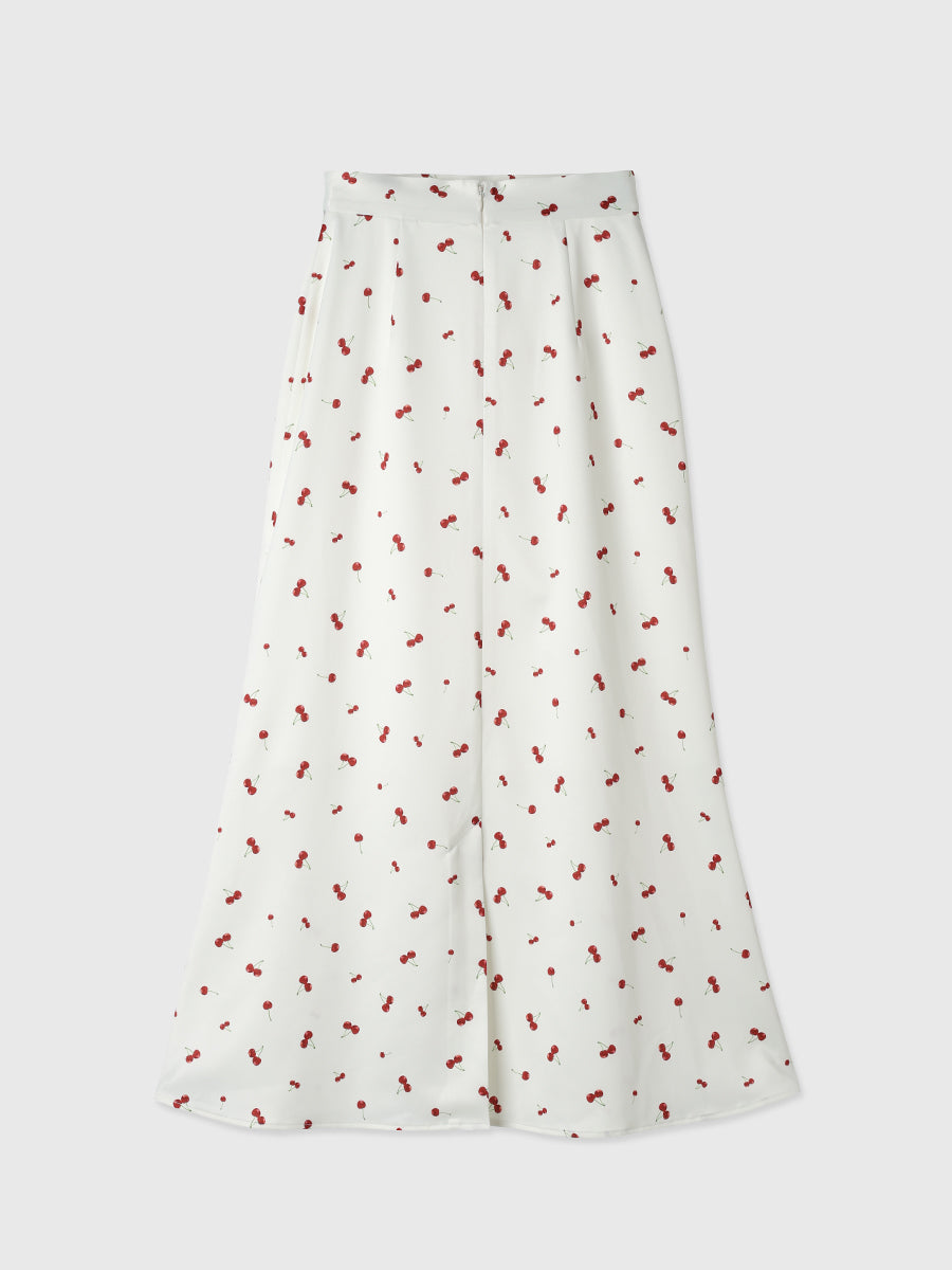 cherry patternスカート