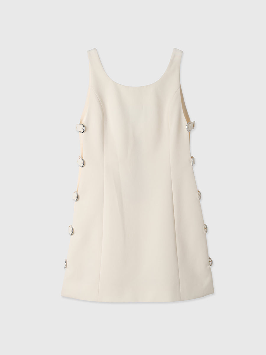 サイドベルトワンピース