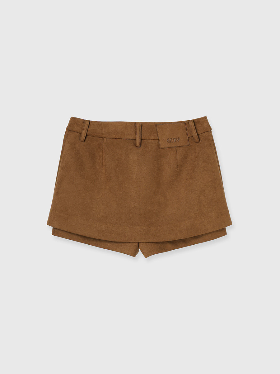 Synthetic Suedeスカショーパン