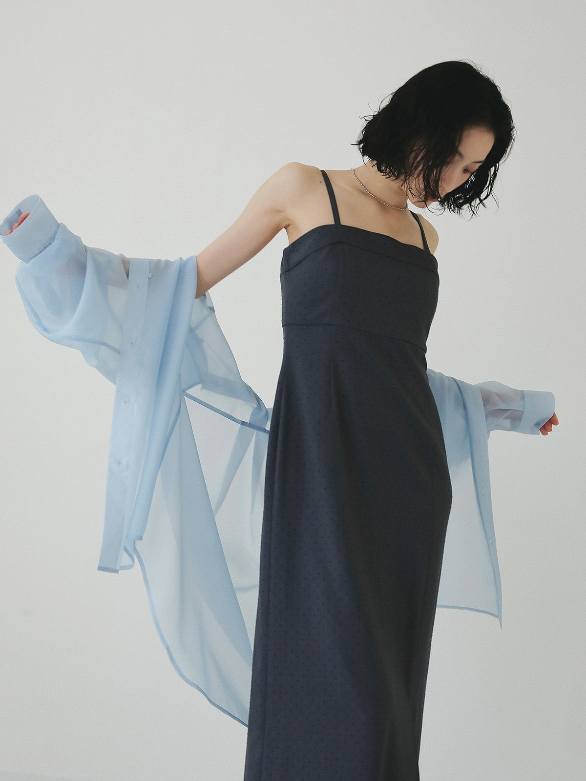 シアー2WAYシャツ