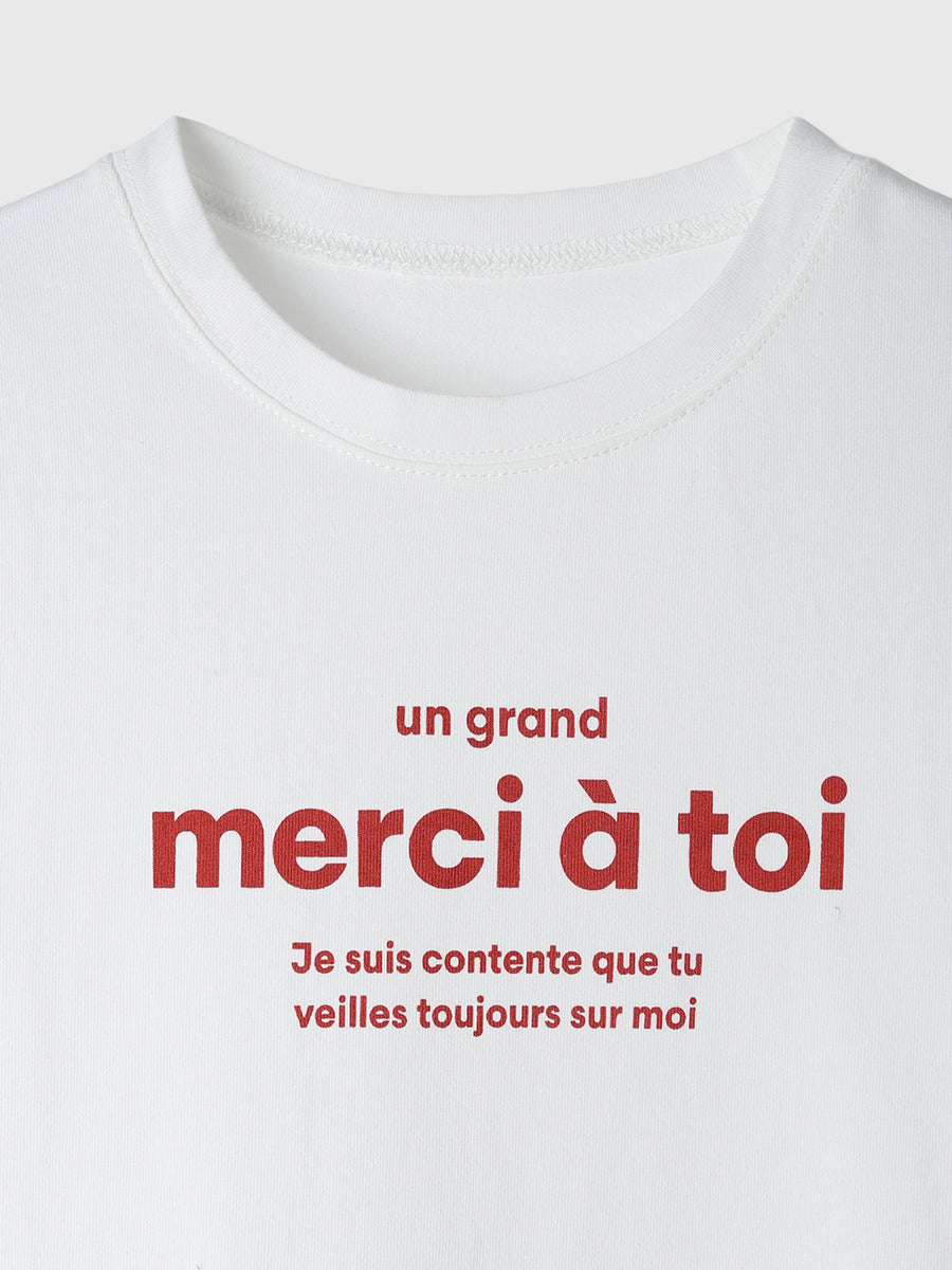 merci ロゴTシャツ
