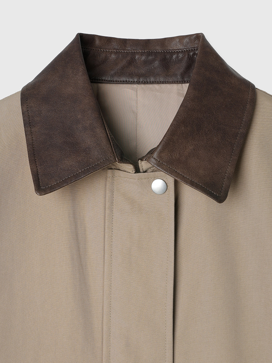 Switchingカラーフラップポケットブルゾン