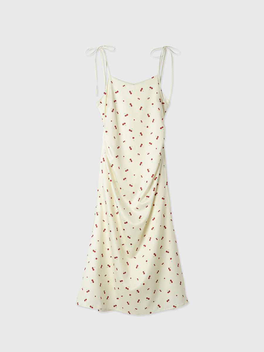 cherry patternキャミワンピース