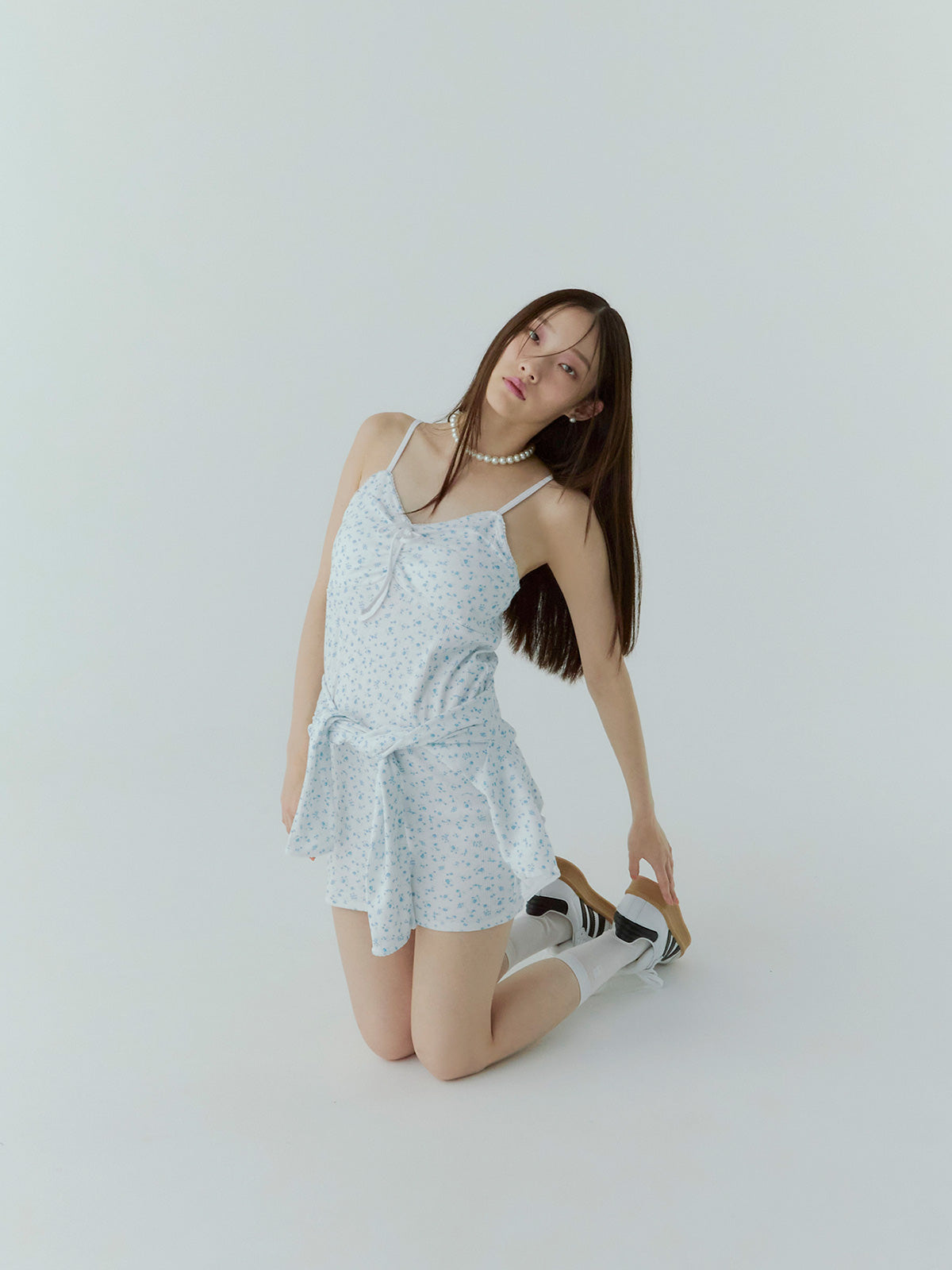 miller×eimy カーデショートワンピース