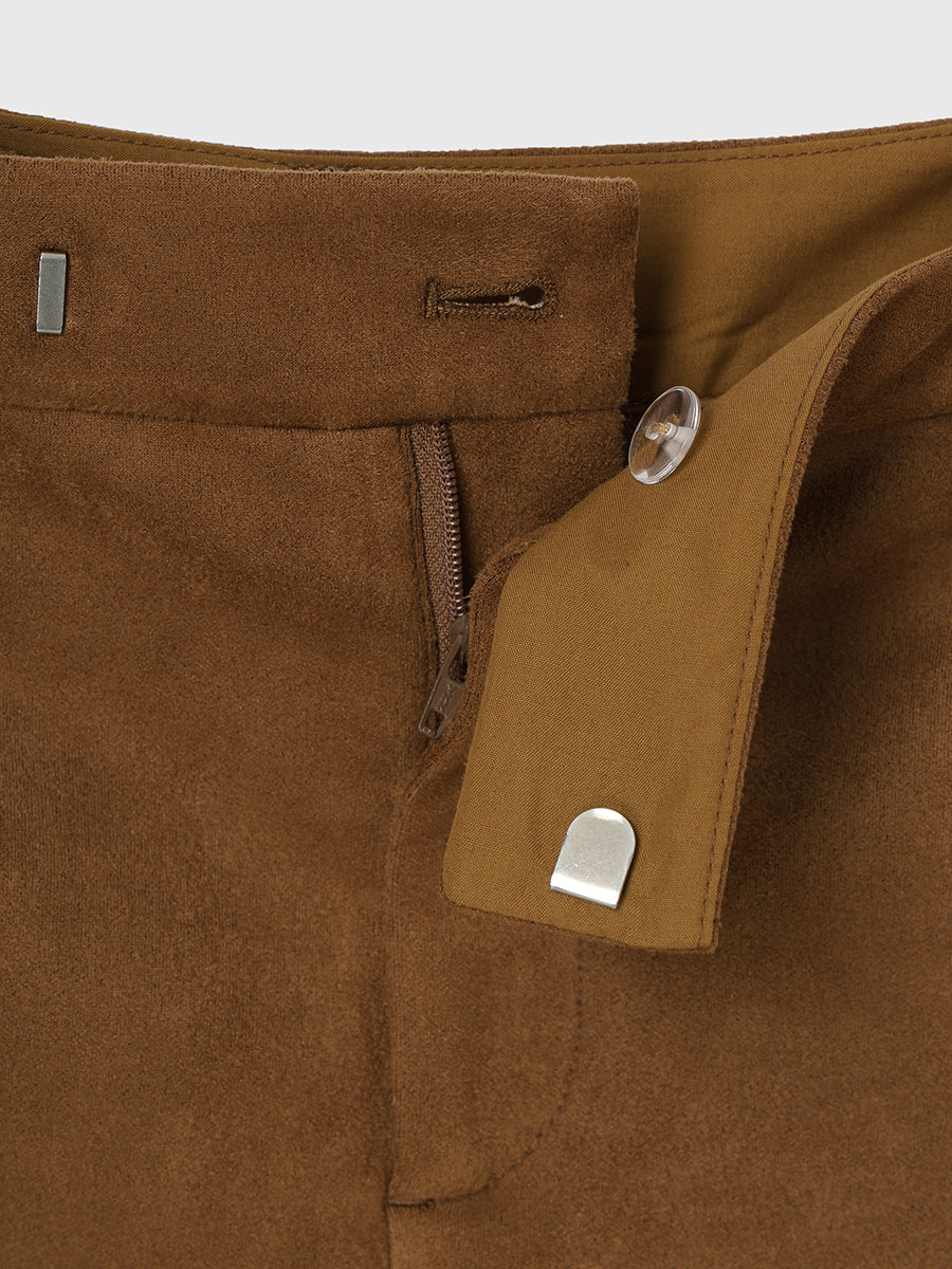 Synthetic Suedeスカショーパン