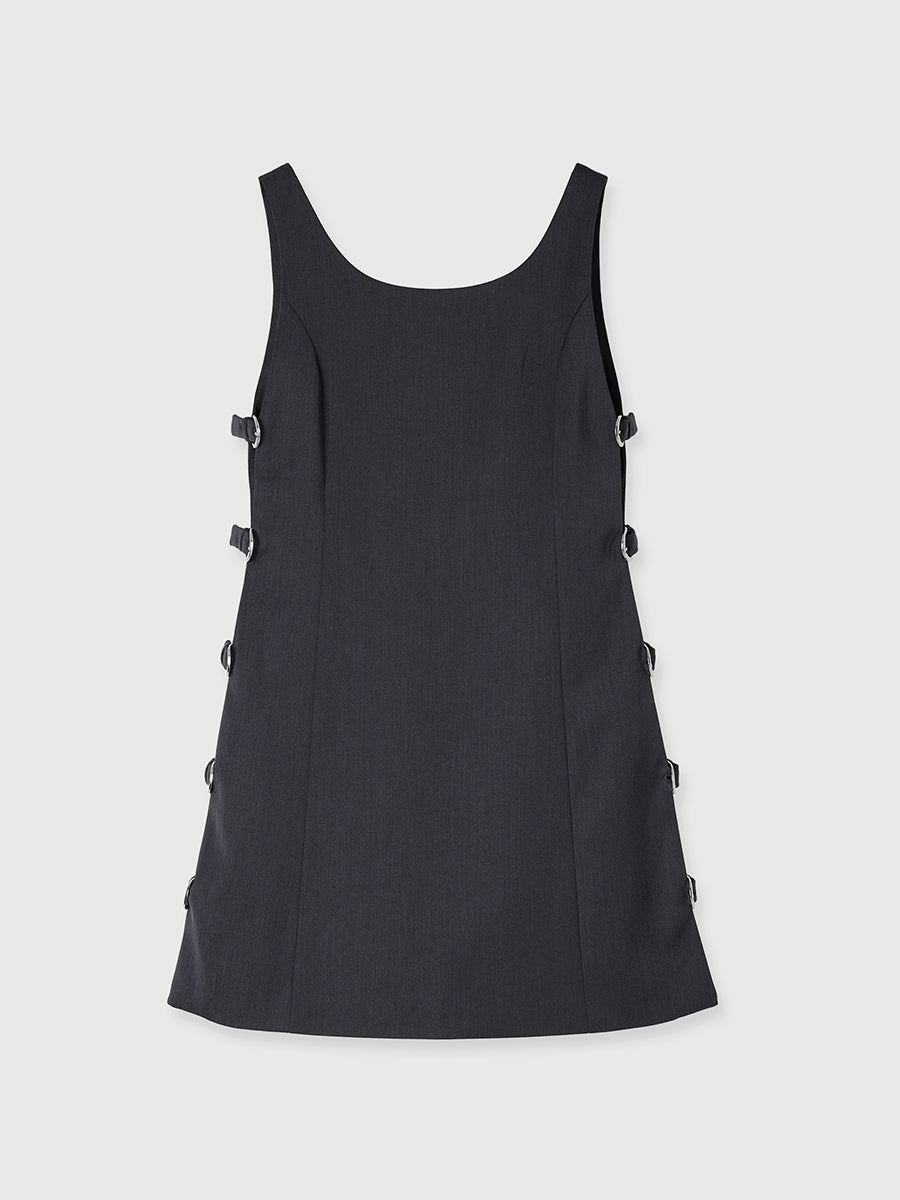 サイドベルトワンピース