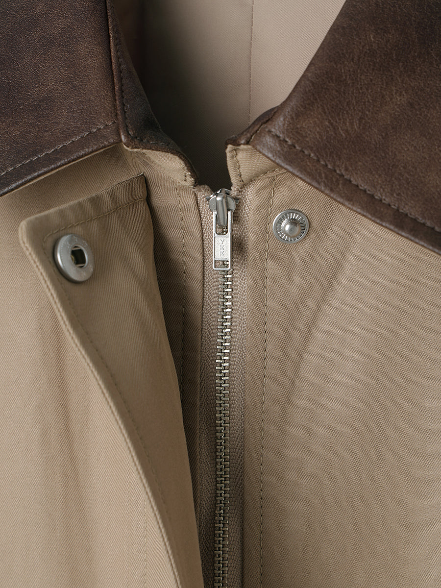 Switchingカラーフラップポケットブルゾン