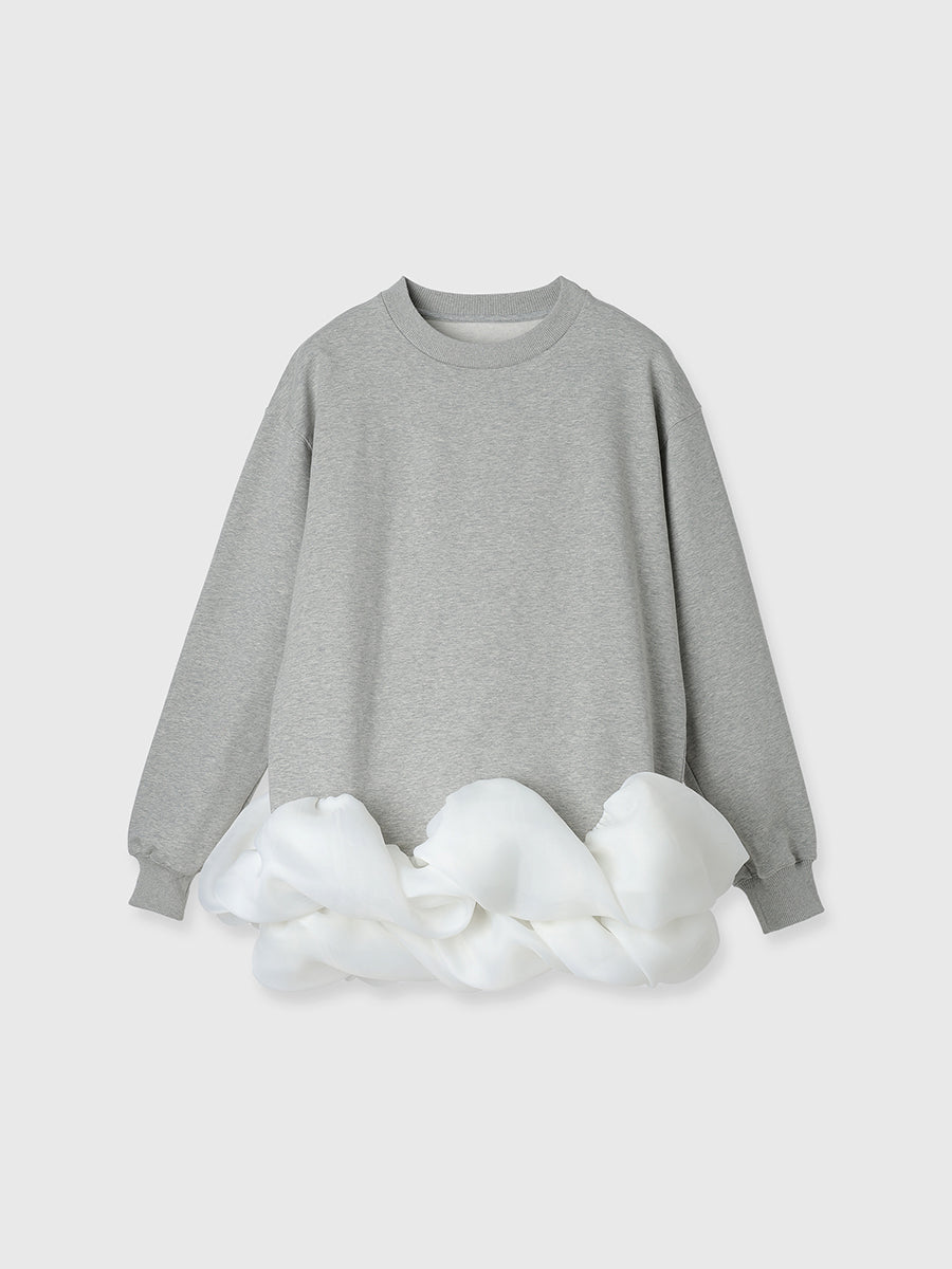 チュールヘムカットワンピース