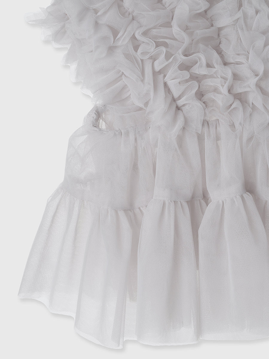 チュールフリルボリュームベスト