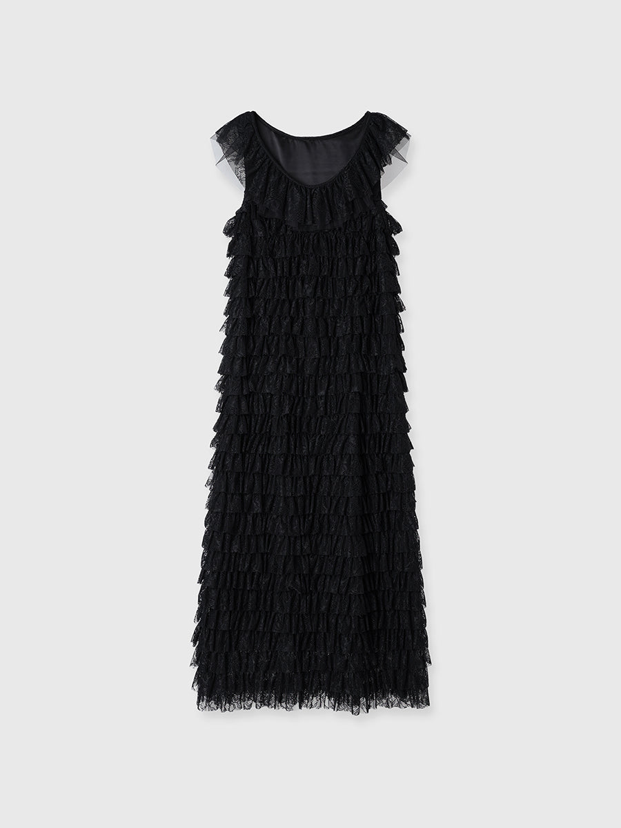 レースティアードワンピース