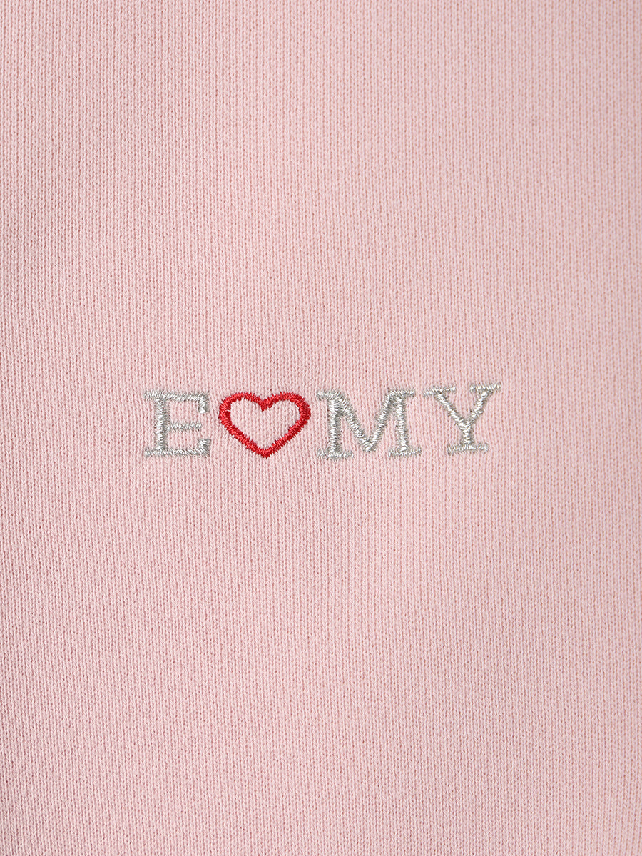 バックロゴ刺繍プルオーバー