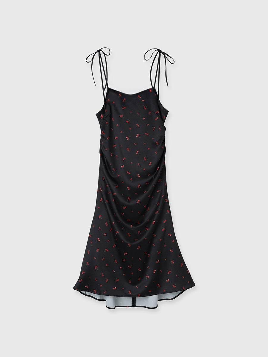 cherry patternキャミワンピース