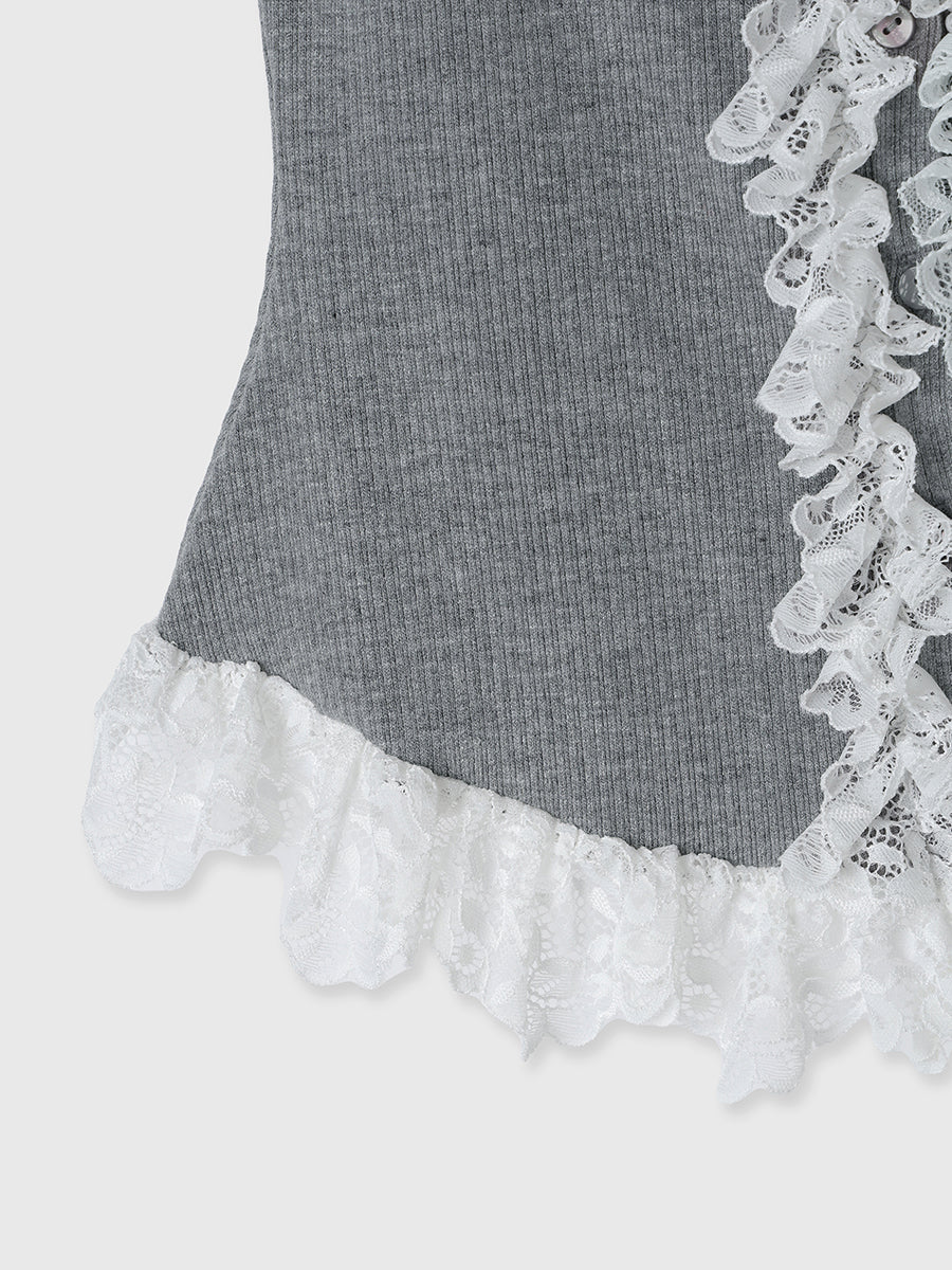 専用eimy レースドッキングカットタンクトップ レースドッキングカットタンクトップ