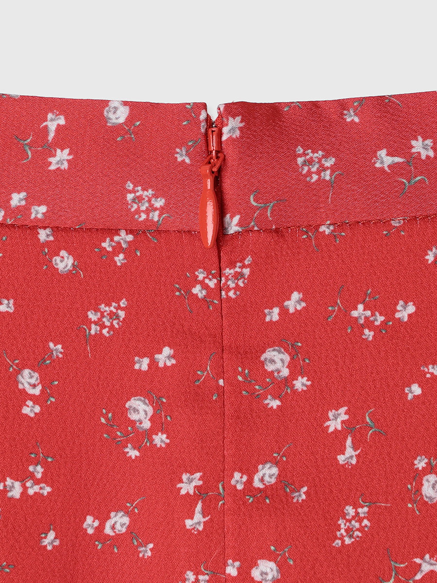 リトルフラワータイトスカート