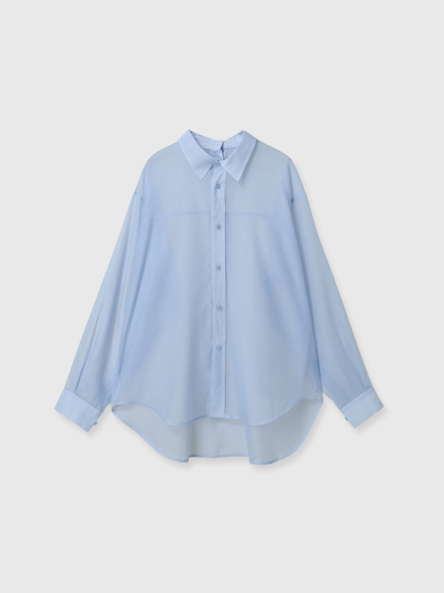 シアー2WAYシャツ