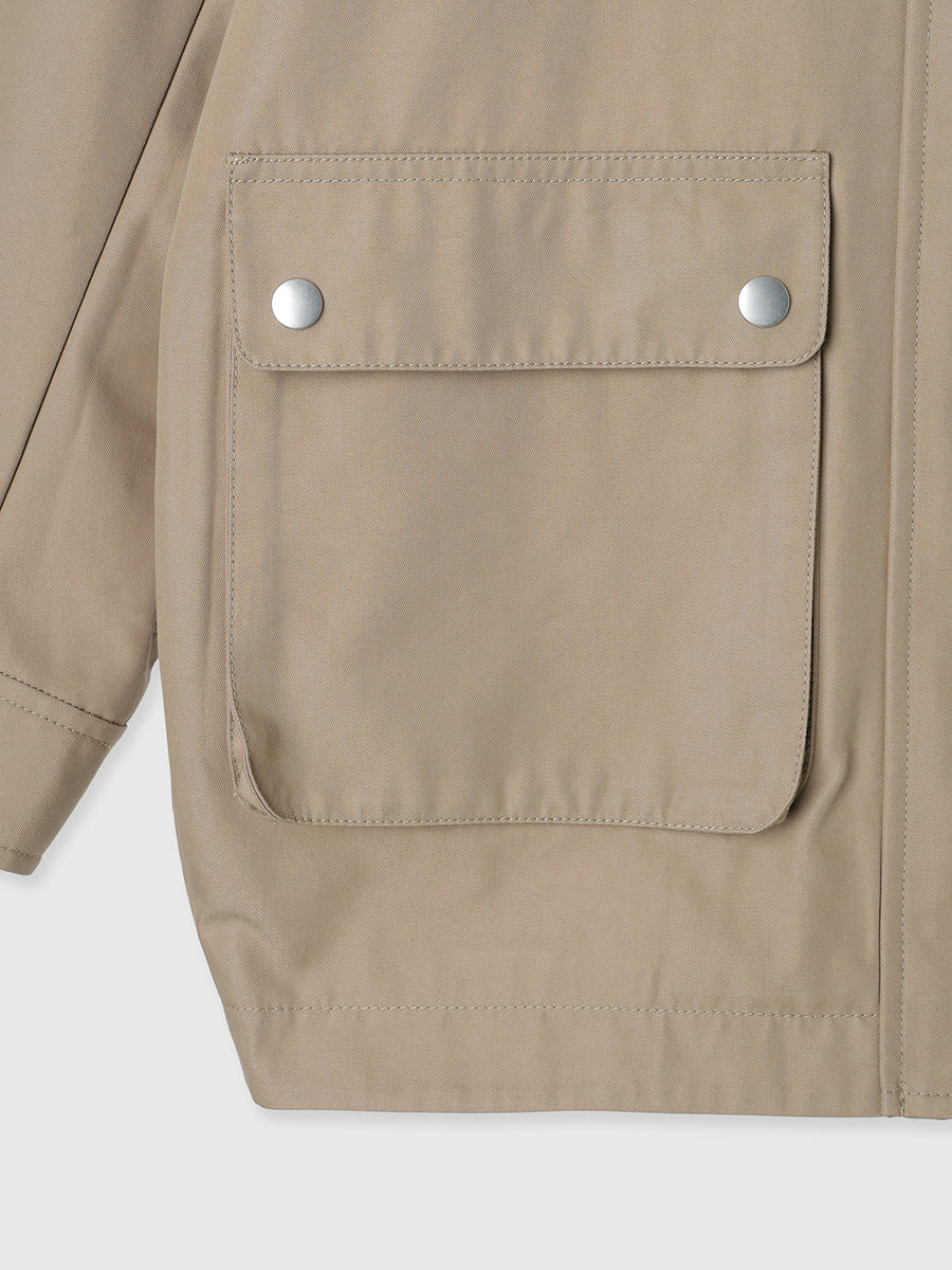 Switchingカラーフラップポケットブルゾン