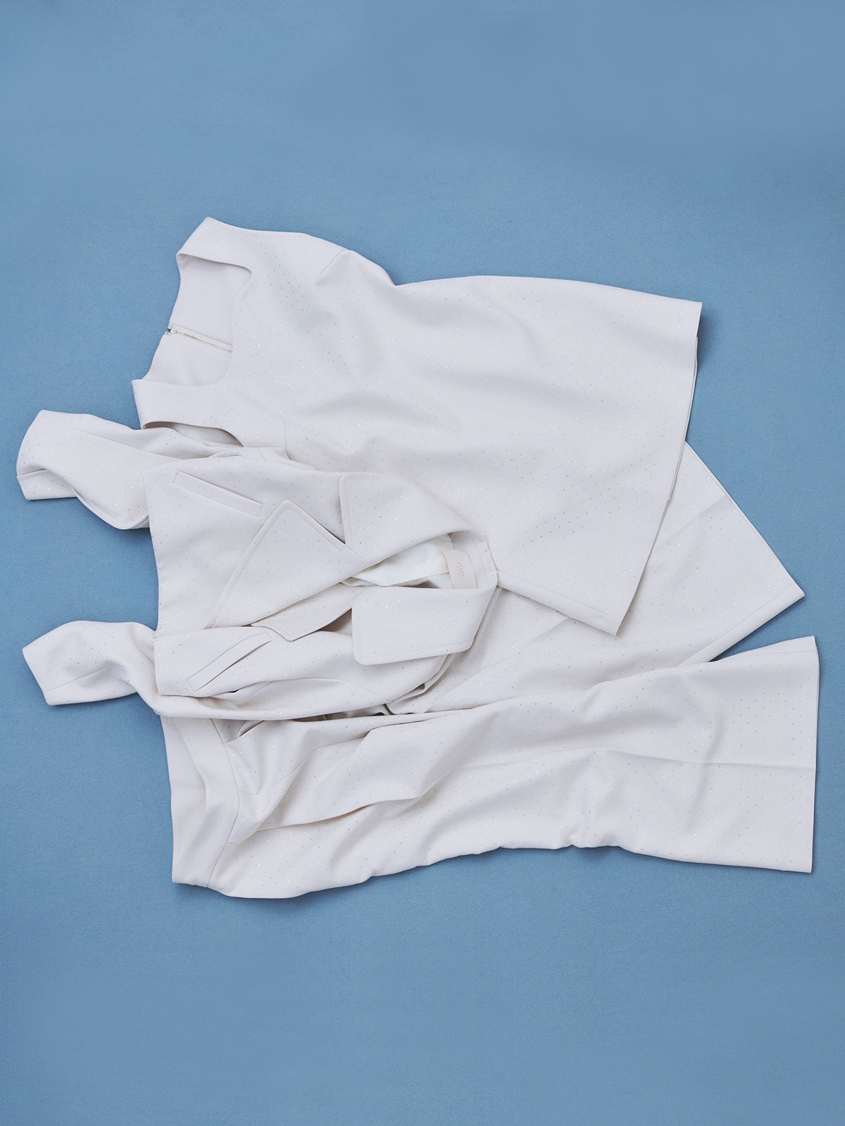 ビジュートリムミニワンピース