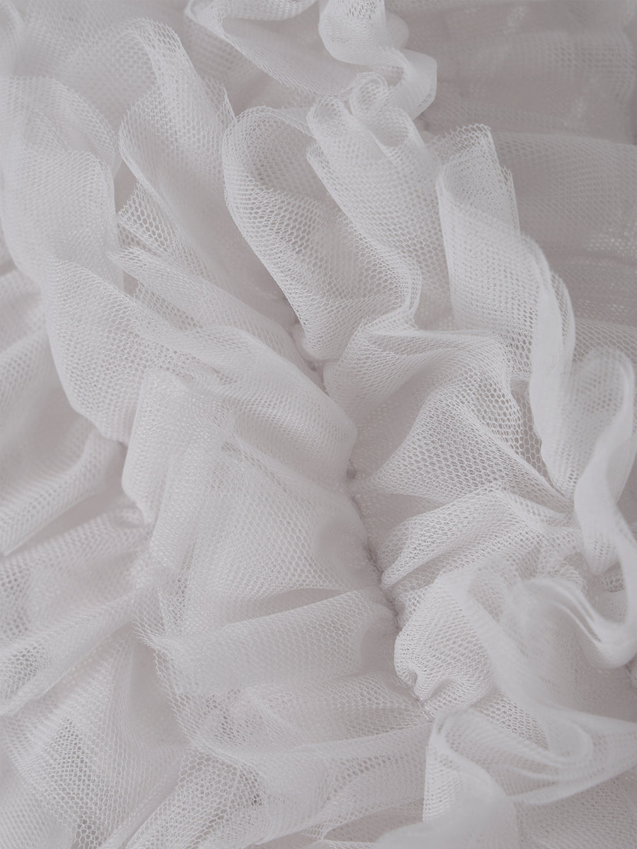 チュールフリルボリュームベスト