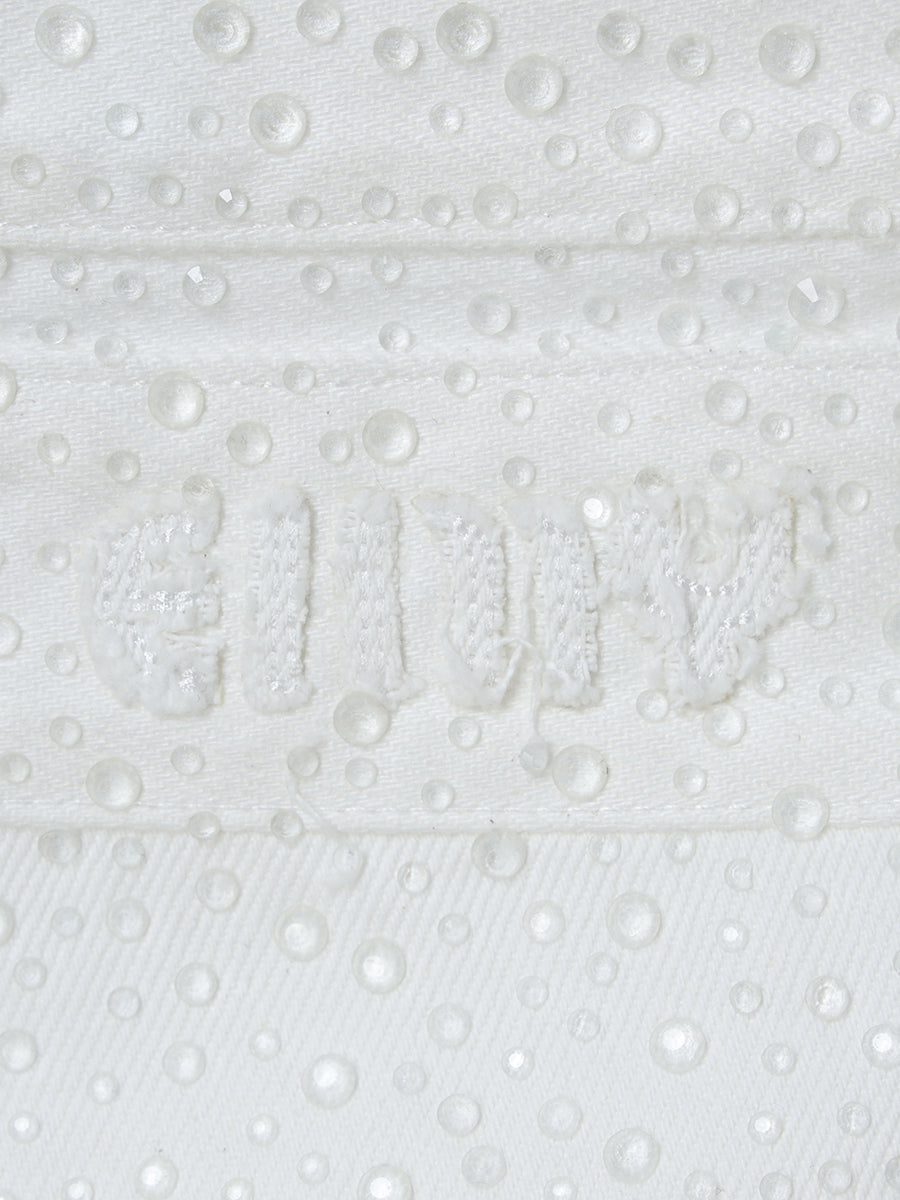 drop patternデニムパンツ