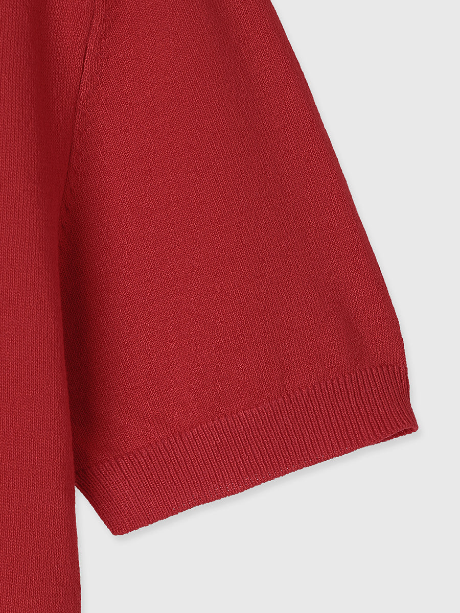 EIMYロゴハーフスリーブニット