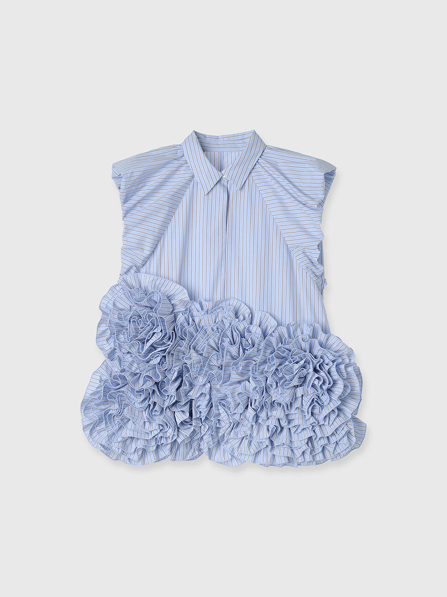 フラワーモチーフブラウス